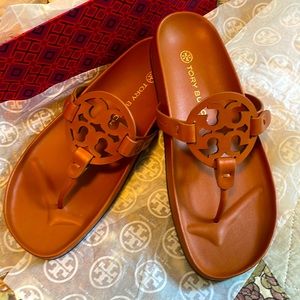 Tory Burch Miller Cloud Calf Leather sandals